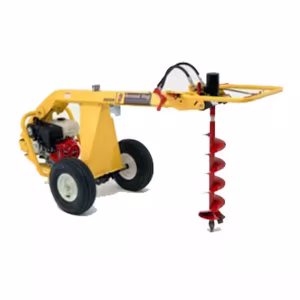 Gas Powered Towable Hydraulic Post Hole Auger