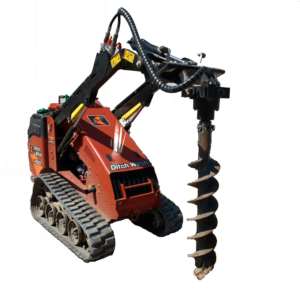 Auger Attachment - Mini skid-steer Post Hole Digger